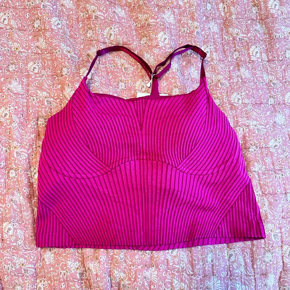 Lululemon strappy seamless yoga shelf tank